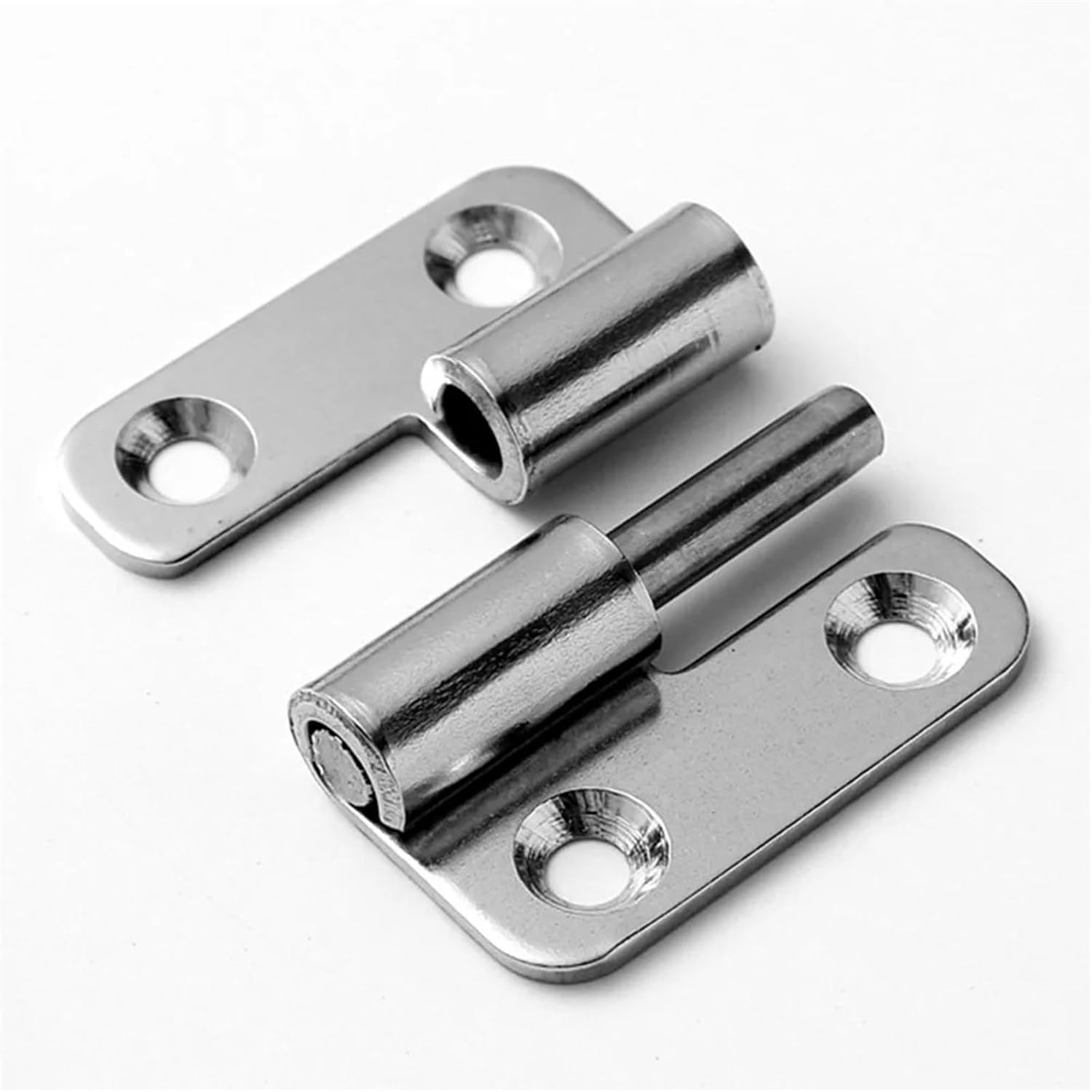 Detachable Hinge Flat Door Hinge Slip Joint Flag Shape Lift Off Heavy Hinge Stainless Steel Door Connection Hardware(Right)