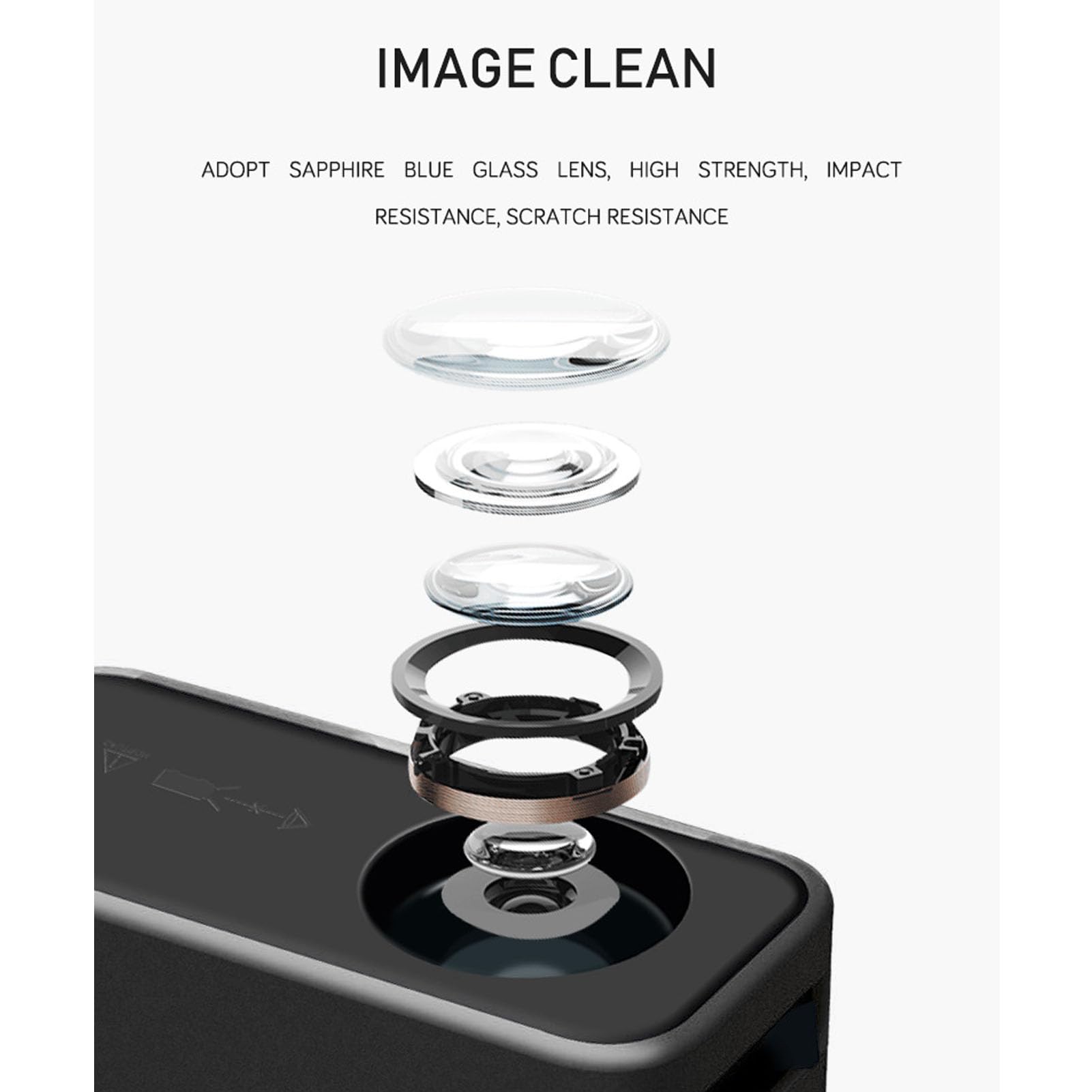 Luqeeg Projecteur sans Fil 1080P HD avec Haut-Parleur, Technologie D'imagerie Diffuse, Mini-Projecteur de Cinéma, Vidéoprojecteur Portable pour L'extérieur (Noir)