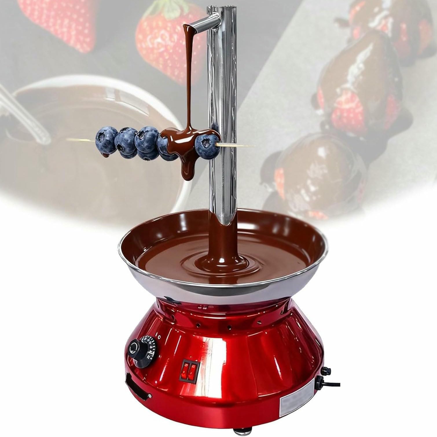 Machine à fondre le chocolat commerciale avec robinet, chauffage électrique pour un contrôle précis de la température, facile à nettoyer, pour faire fondre du chocolat, du beurre, du fromage et plus