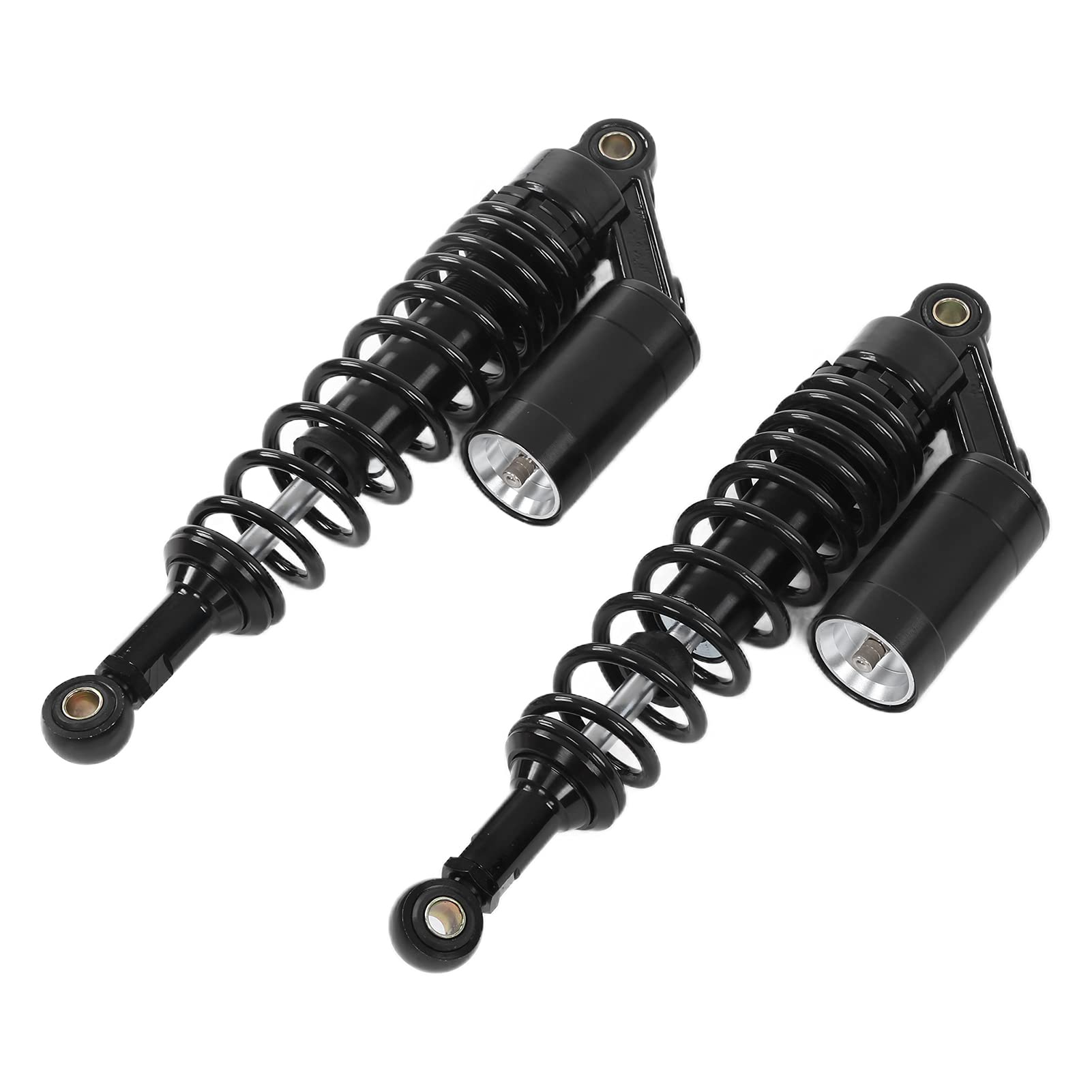 Para 340mm Tylny Amortyzator Motocykla Uniwersalny do ATV SUV (BLACK)