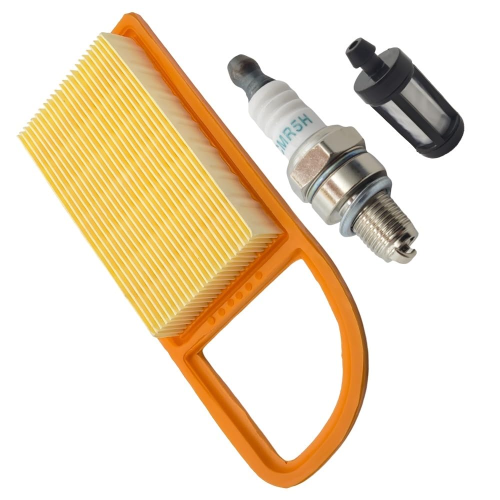 Limpiador de Filtro de Aire, Juego de Combustible de bujía de 4 Tiempos Apto for BR600 BR500 BR550, soplador de Paquete Trasero CMR6H 605-599