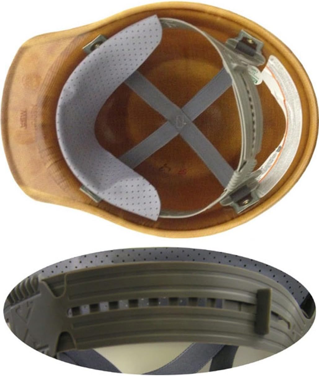 Texas America Safety Company Custom Skullgard Cap Style Hard Hat with Staz On Suspension and Tote