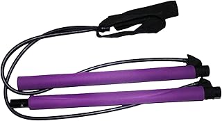 Pilates Resistance Band Portable Pilates Bar Gym Stick Yoga Exercise Bar, Pilates Bar Kit With Resistance Band Portable Pilates Exercise Bar Stick For Stretching, Yoga, Shaping, Exercise, Sit-ups,
