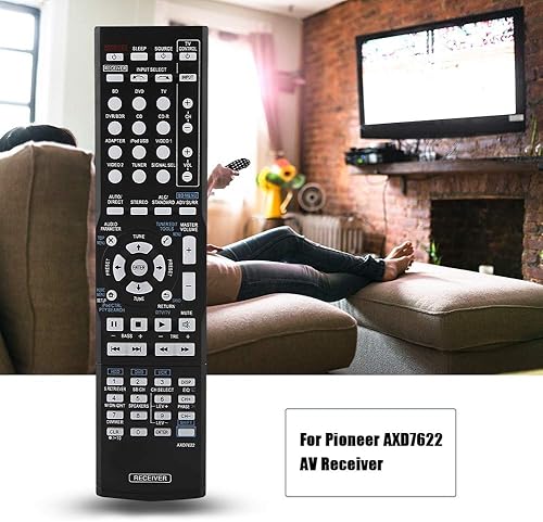 Miniatura 3 de Reemplazo de control remoto compatible con Pioneer VSX-520 AXD7622 VSX-522-K VSX-823-K VSX-921-K Home Theater AV Audio/Video Receptor AV Sistema AV