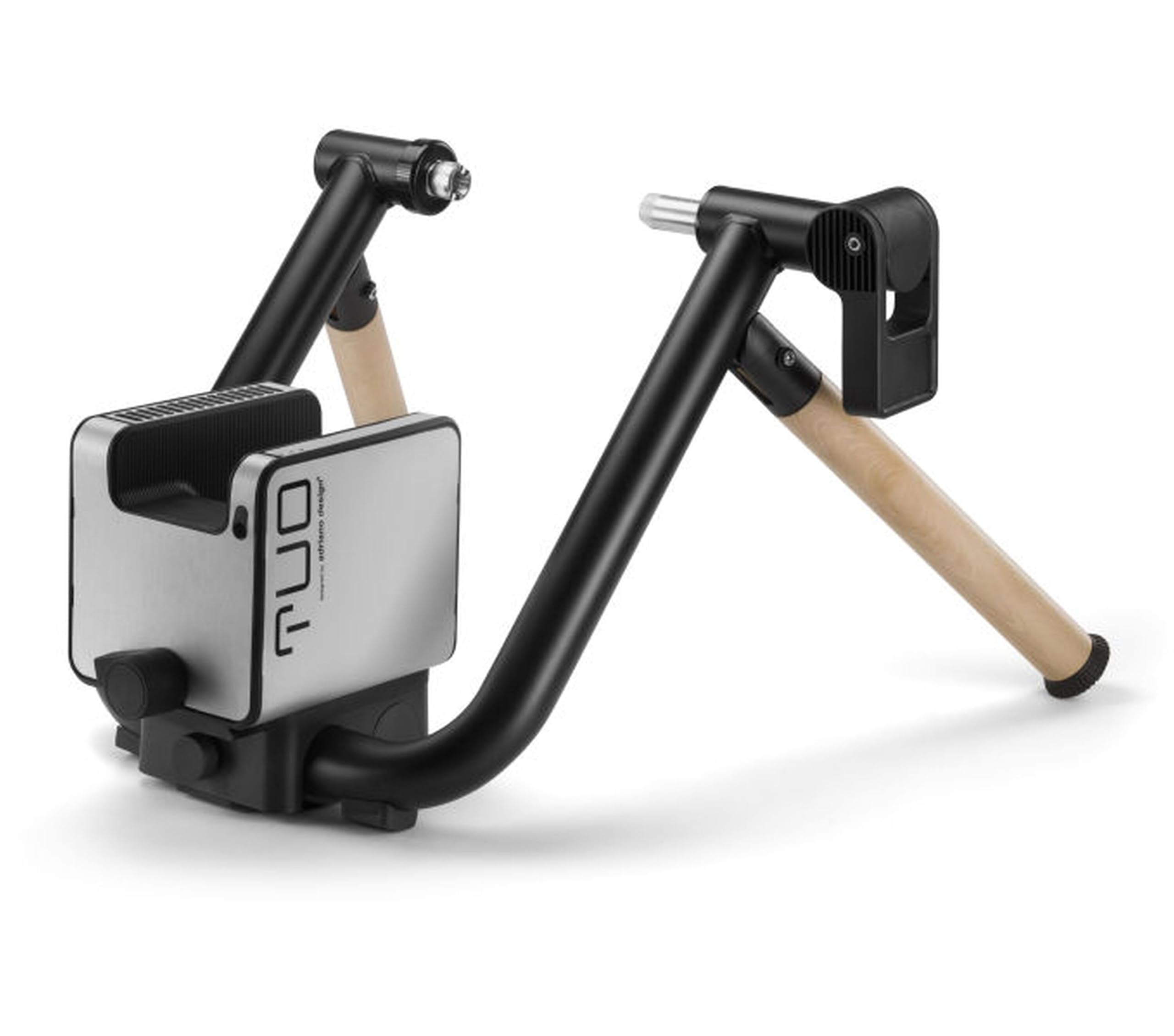 Elite Tuo Smart Interactive Home Trainer, Wheel-On Indoor Cycling Trainer with Automatic Resistance, Sensorless Cadence, and Compatibility for 26”–29” Wheels, Works with Rizer & Zwift