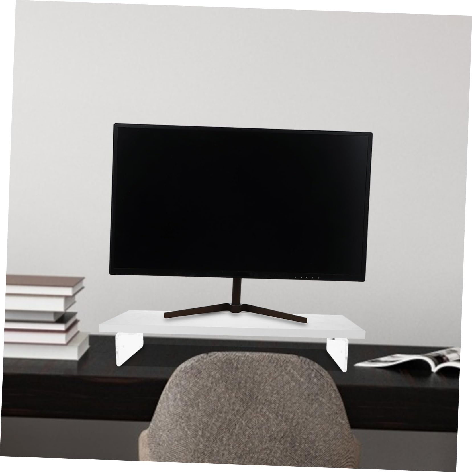 Akrilowy Stojak Monitor Stabilny Podnośnik Do Komputera Ergonomiczny Stojak Laptopa Zwiększa Wysokość Ekranu Dla Zdrowia Oczu