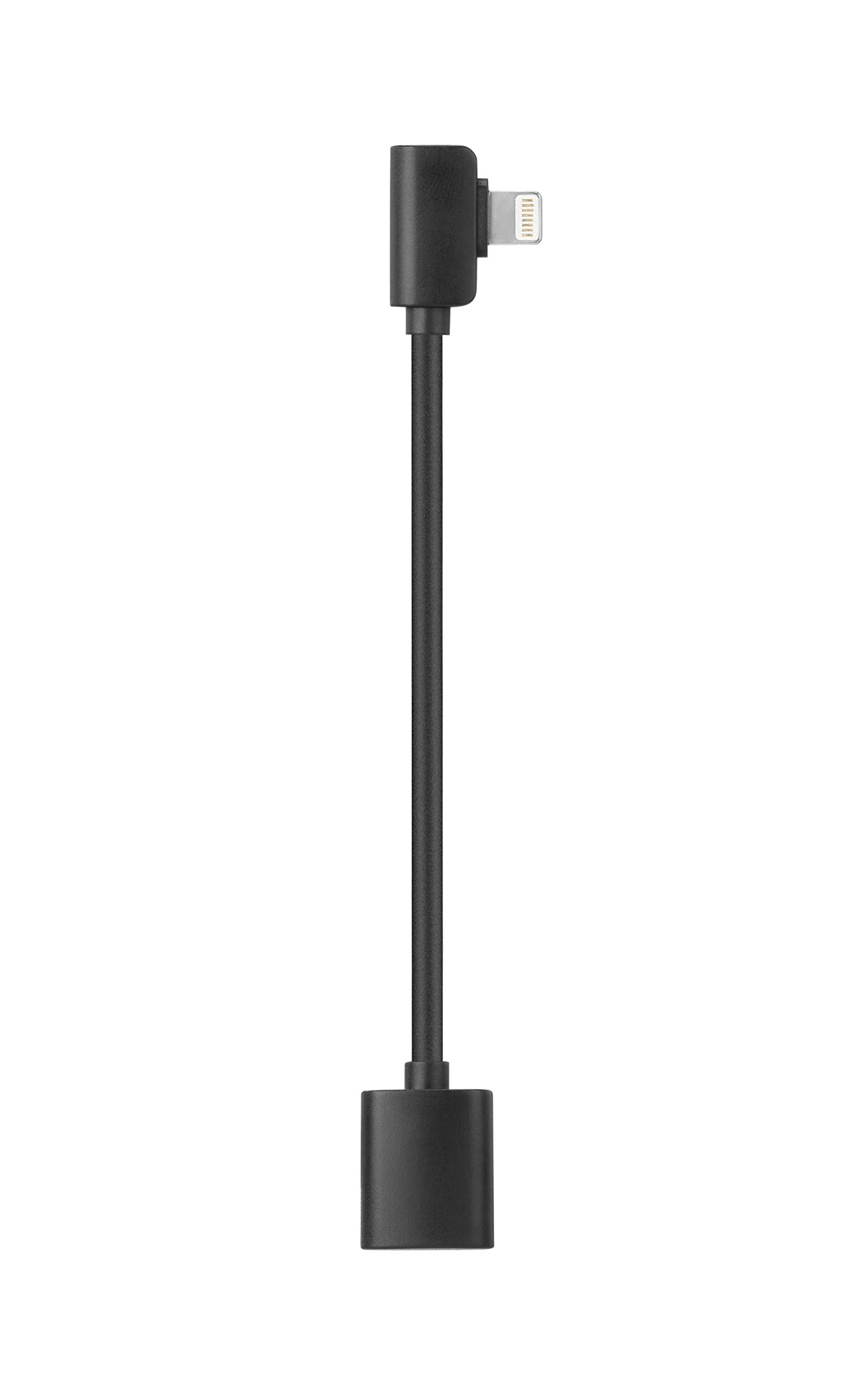 Saramonic Short Lightning Cable with Right-Angle Connector for iPhones Mounted in Gimbals (DITC80), M to F Right-Angle