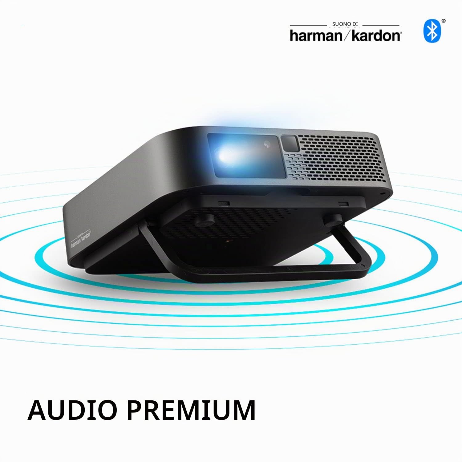 ViewSonic M2e Proiettore LED portatile Full HD 1080p (1920X1080) con speakers Harman Kardon®