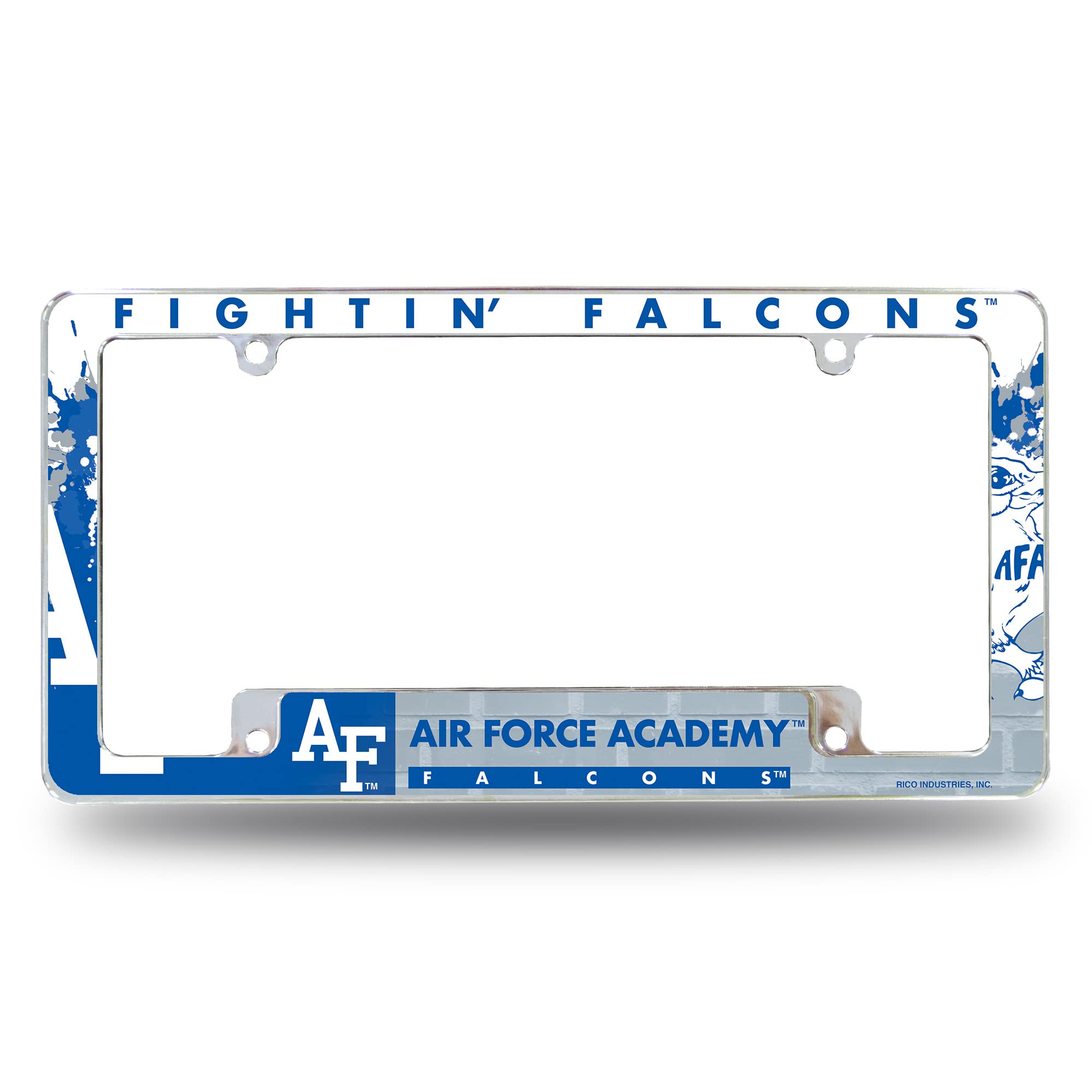 Rico AFC500501B Air Force Academy All Over Chrome Frame (Bottom Oriented)