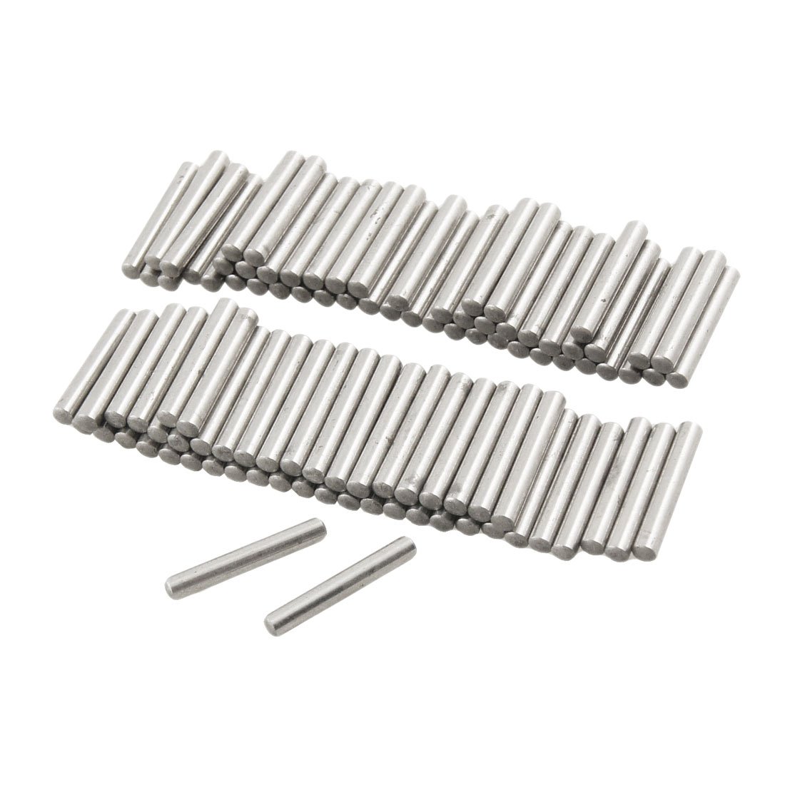 Uxcell Silver Sourcingmap 100 Pcs Stainless Steel 2.3Mm X 15.8Mm Dowel Pins Fasten Elements