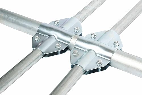 Miniatura 5 de Mytee Products Juegos de aros atornillados para barra de bloqueo de carga de carga, diámetro redondo de 1 pulgada.  Juegos de aros para remolques