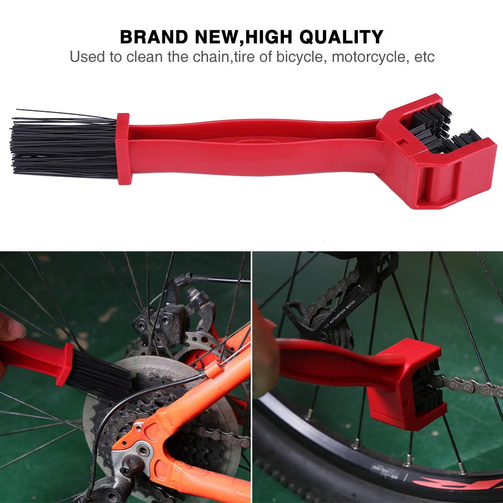 Pulitore Catena Bicicletta - Spazzola Regolabile Per MTB, Bici Da Corsa, Gravel