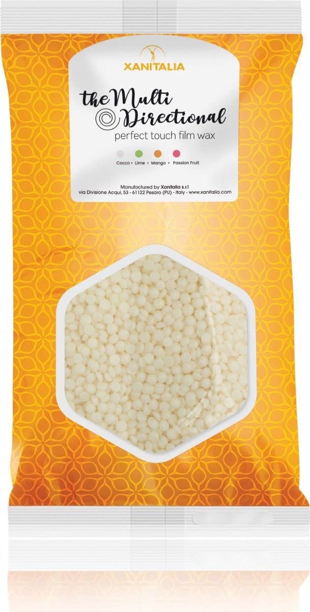 Cire épilatoire lavable à usage unique, bandes de coco, multidirectionnelles, sans colophane, 1000 g