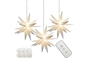 Qijieda Moravian Star Outdoor Light