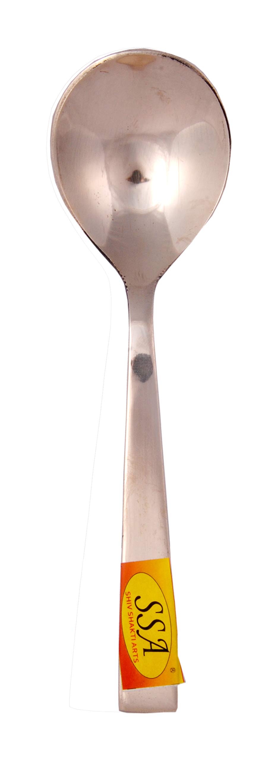 Shiv Shakti Arts Pure Bronze Kansa Serving Spoon for Serving Food, Tableware(Big, Length - 20.5 cm) - 1 Piece