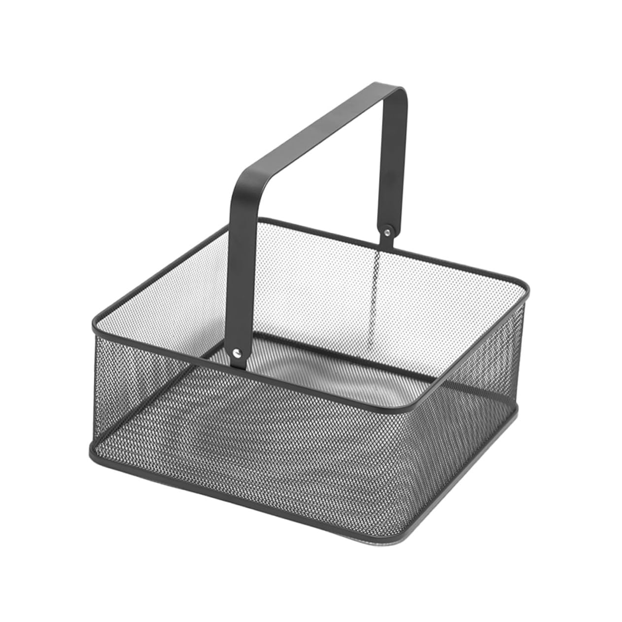 Metall Aufbewahrungsbox Tischkorb Schwarz Eisen für Desktop