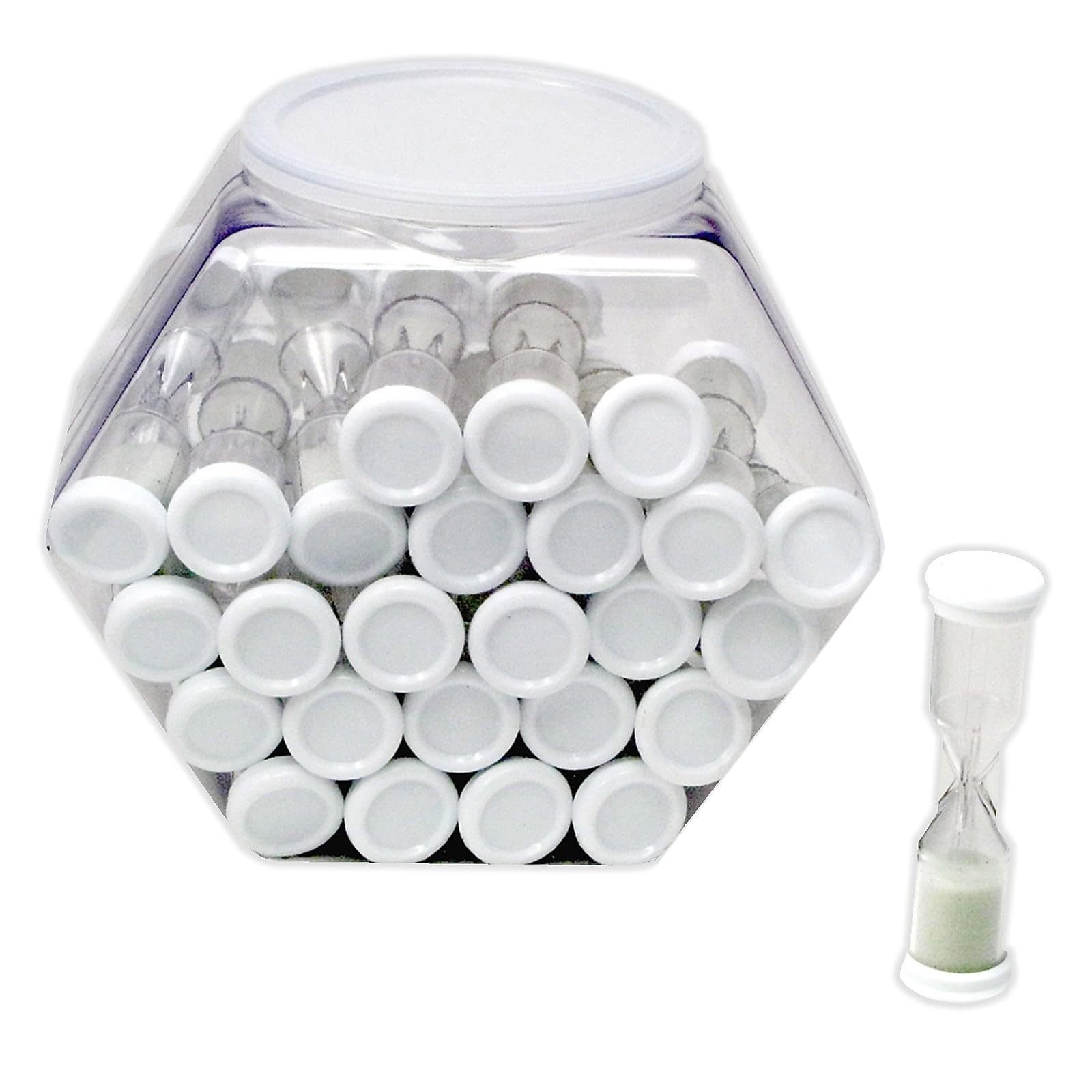 Sablier Classpack Koplow Games KOP11893 de 1 minute lot de 25 cuve transparente