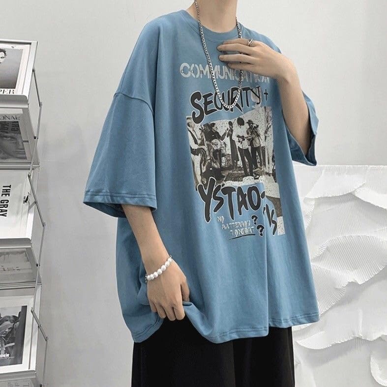 Amazon.co.jp: Plus Size Short Sleeve T Shirt Men