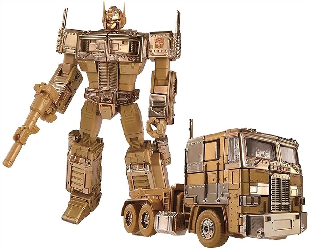 Robot Golden Optimus Prime Toy OAOB Deformation Robot Toys, Transformers  Model Toys MP10G G1 Optimus Prime Golden Plate Golden Reef Lake
