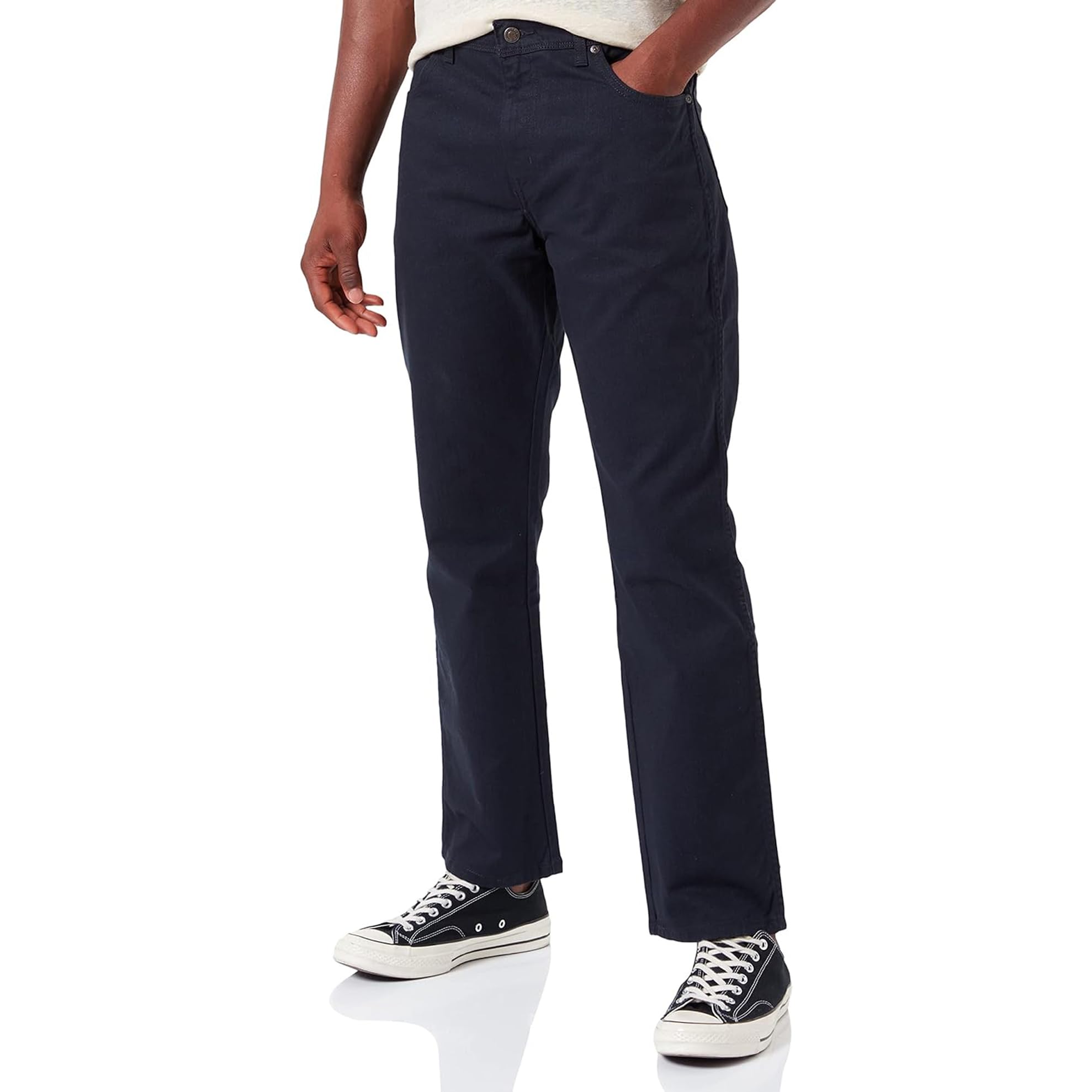 Wrangler Herren Jeans Regular - Mid Waist - Regular Fit - Schwarz W30-W44