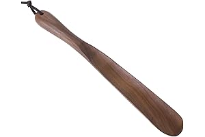 Wooden Shoe Horn for Seniors with Long Handle