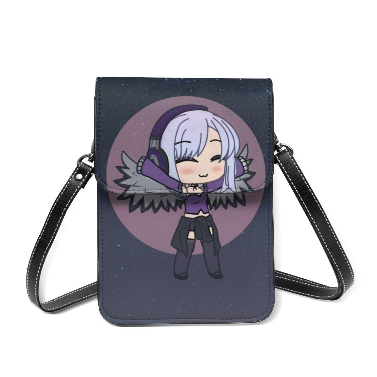 Amazon Com Gacha Life Phone Purse Lightweight Leather Small Crossbody Bag Mini Cell Phone Pouch Shoulder Bag Handbag With Adjustable Strap For Women