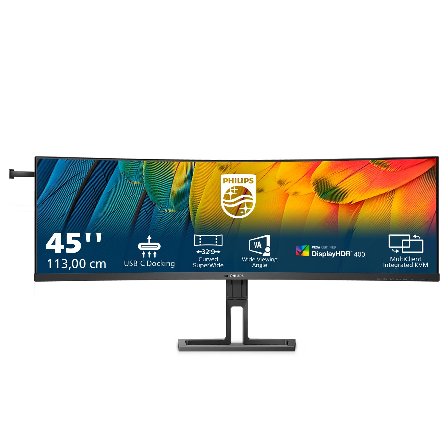 Monitor Philips 45 Pollici DQHD Curvo - Recensione Online - Dettaglio