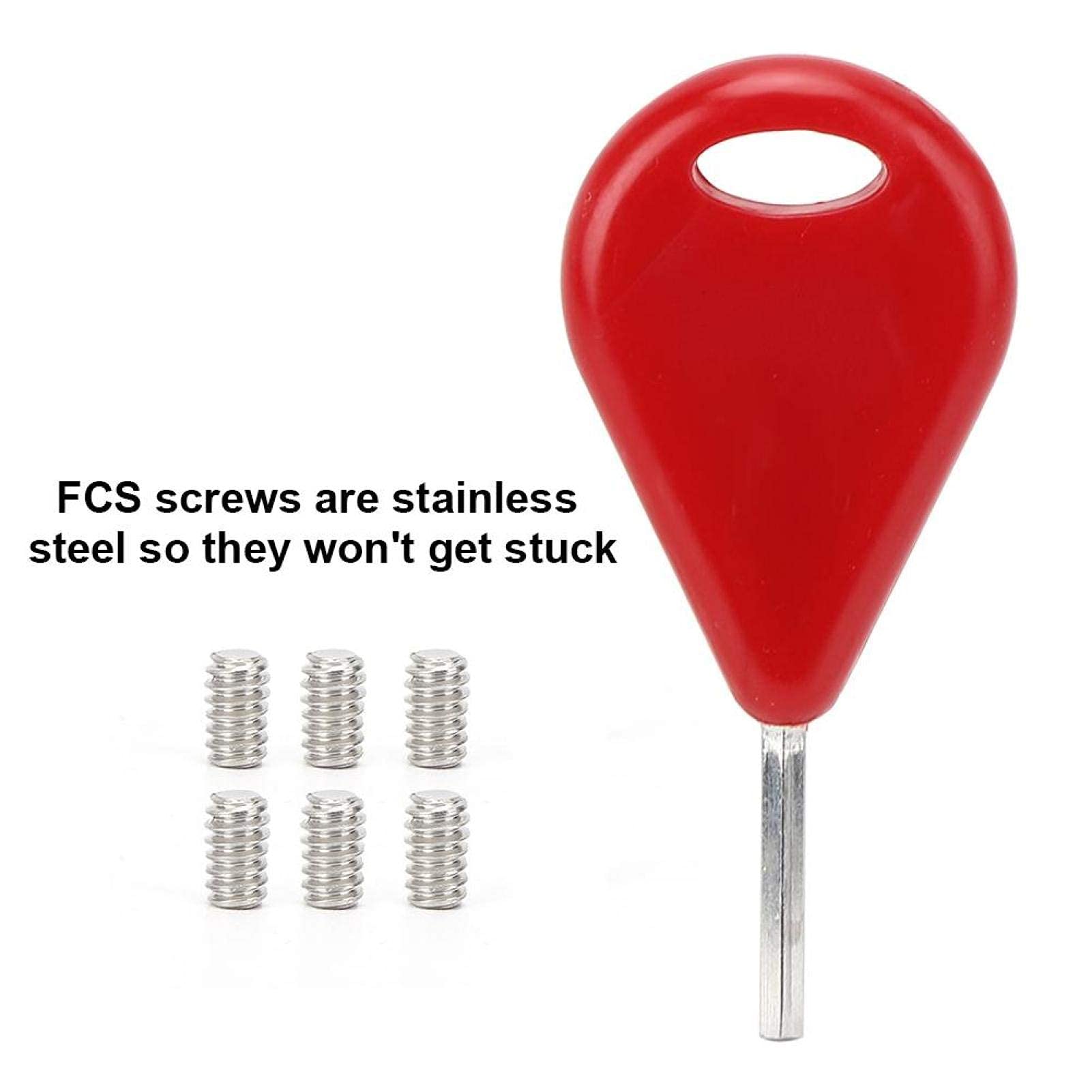 Chiave per Pinne da Surf e Viti per Pinne FCS Chiave da Surf Universale per Pinne da Surf Accessori per ricambi per Tavole da Surf