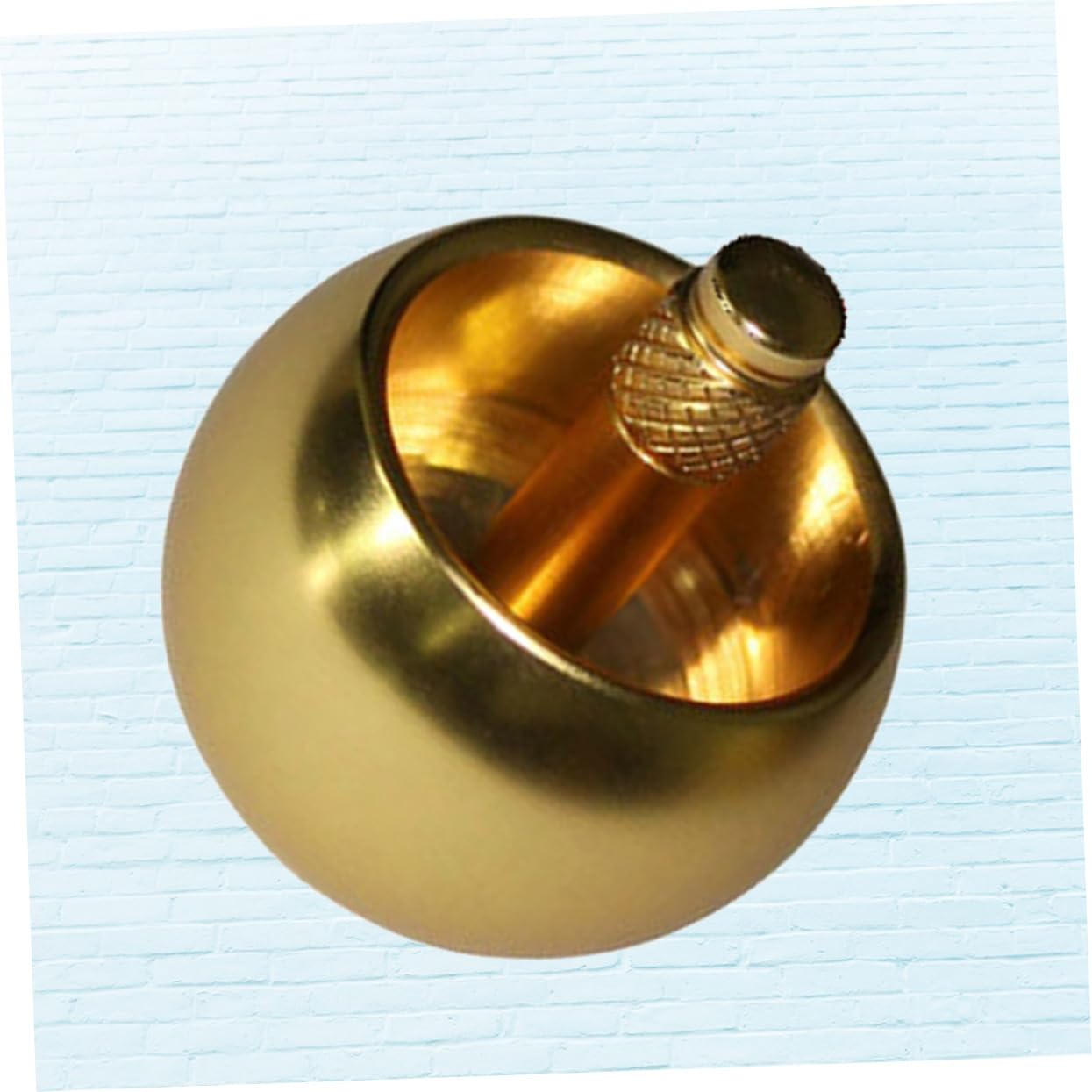 FELTECHELECTR Automatic Flip Spiral Mushroom Head Metal Gyro Toy for x Unique Mushroom Decorations Metal Toys Educational Fun