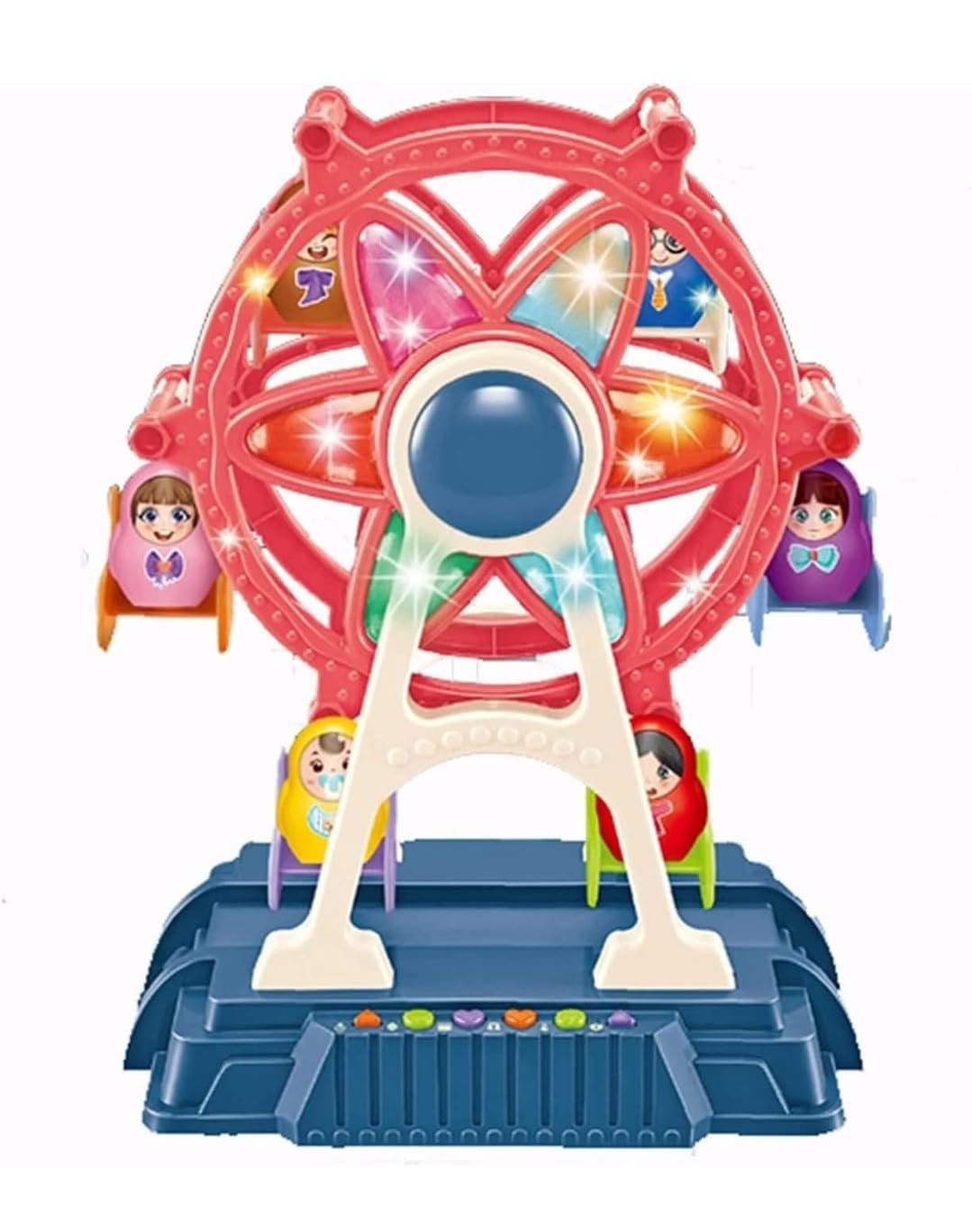 Toycreations Amusement Park Toy with LED Lights, Sound, and Movement. Take Your Imagination on A Ride | Fun Toys for Boys & Girls