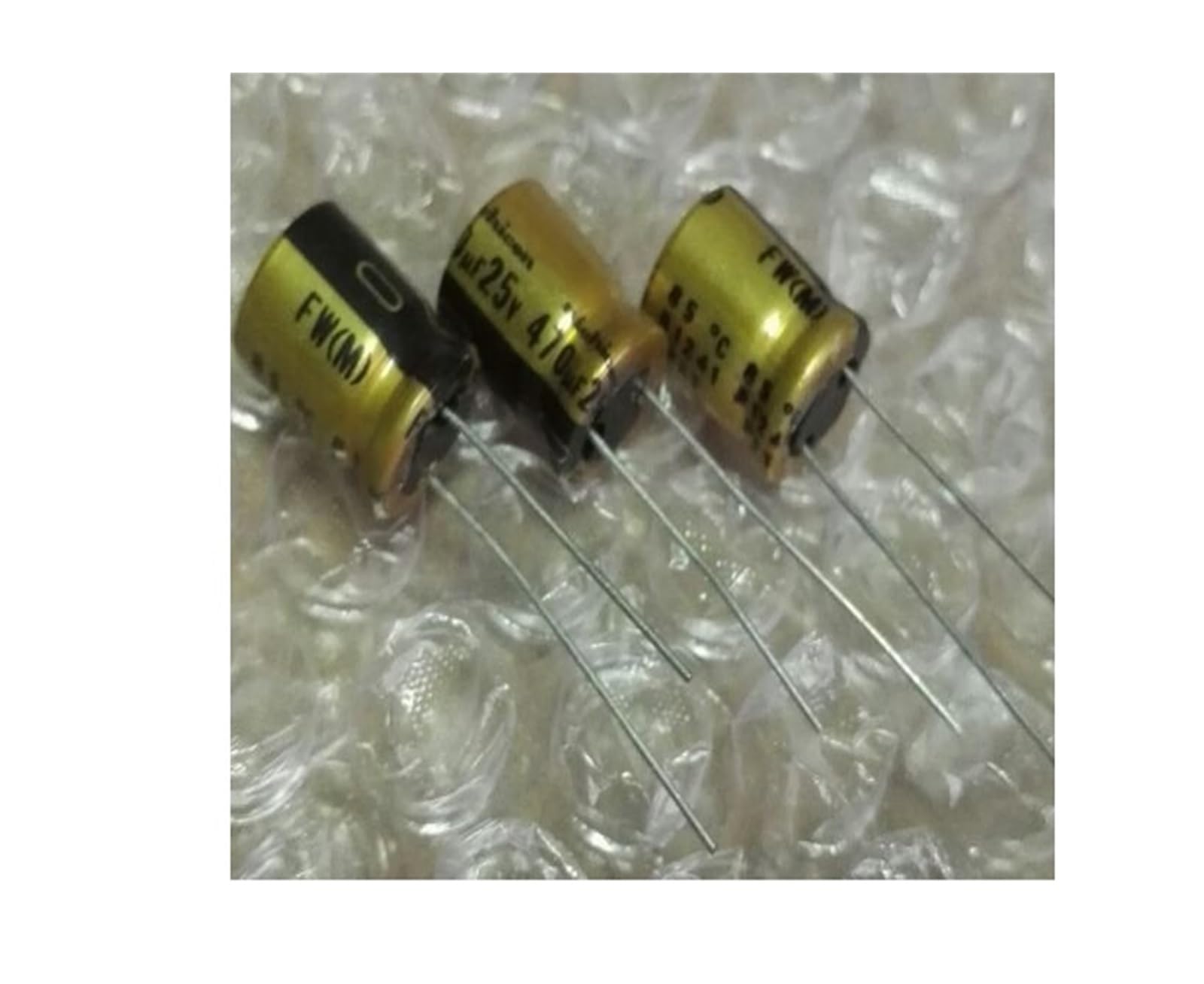 LEOTNNDQ 10pcs F W Series 25V470UF 470UF/25V Audio Electrolytic Capacitors
