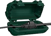 Vista 16 de Cubierta para Cable de Extensión para Exteriores, Protector de Conector de Cable IP54 Resistente al Agua, Caja de Seguridad Eléctrica
