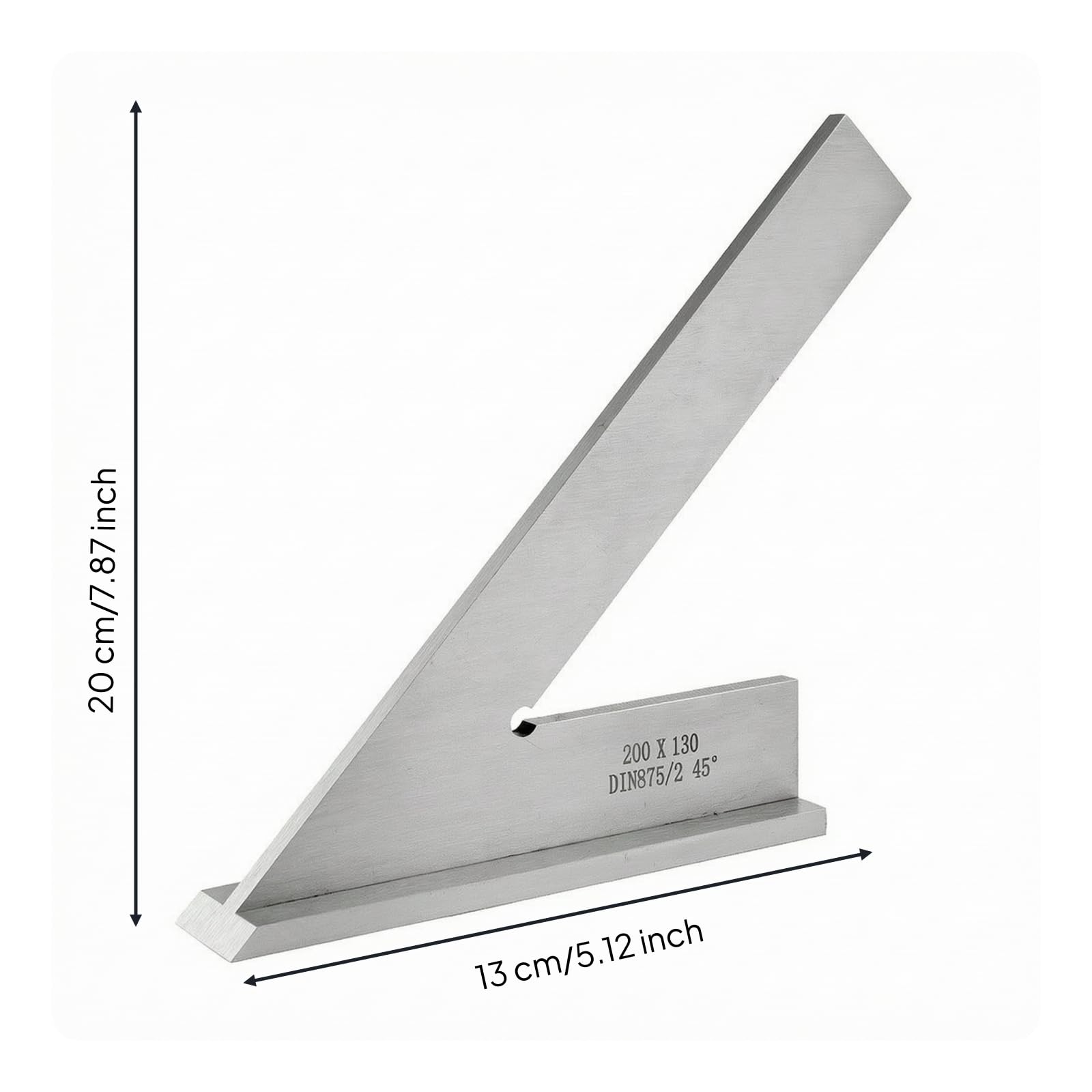 Équerre Menuiserie à 45° Polyvalent, 200x130mm