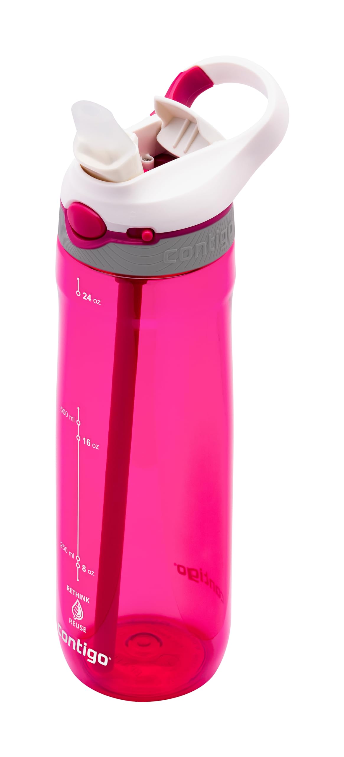 Contigo Cortland Autoseal Water Bottle | Large 720ml BPA Free Drinking Bottle | Sports Flask | Leakproof Drink Bottle | Ideal for School, Gym, Bike, Running, Hiking