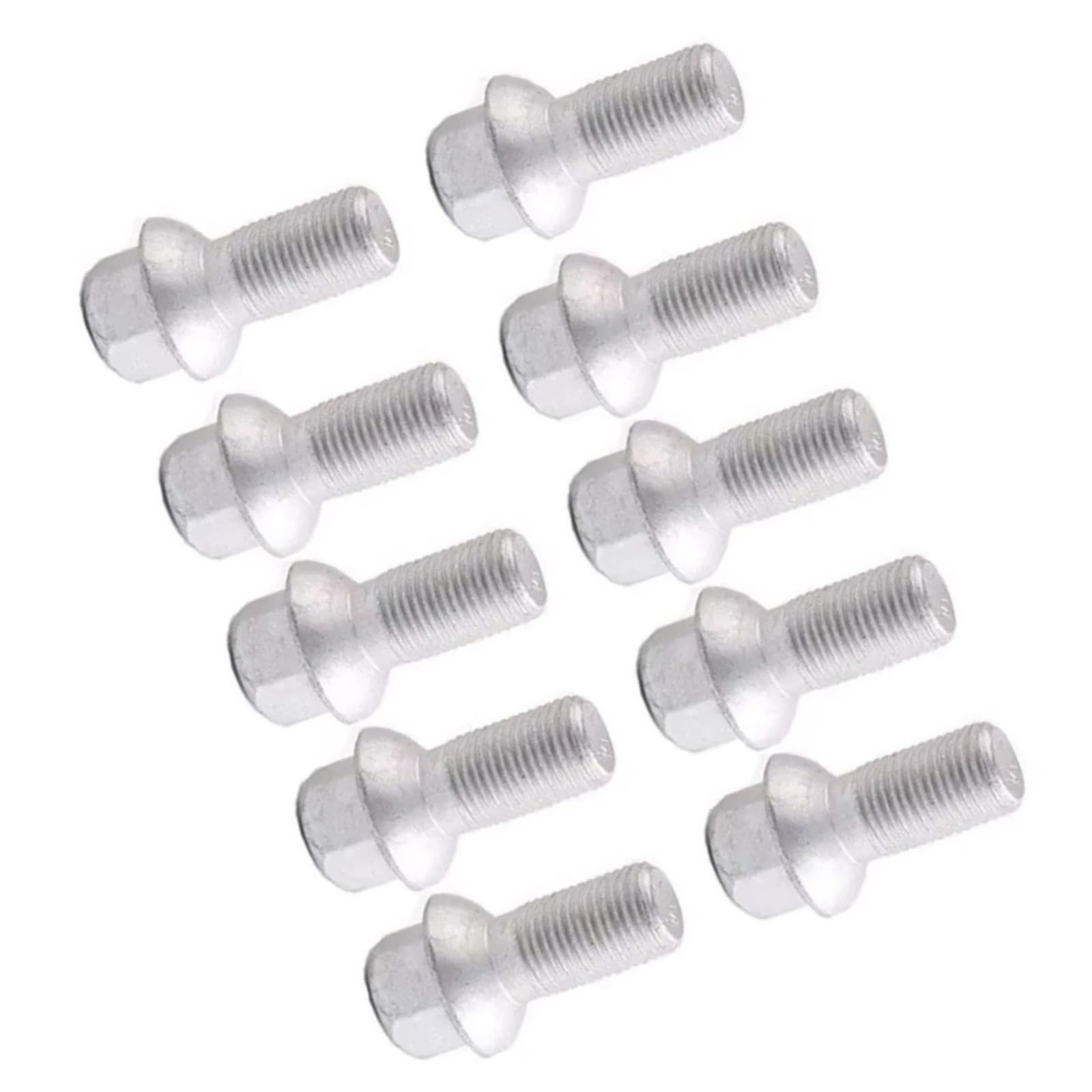 Bulloni ruota auto Compatibile Con Benz Per SLK Class SLK250 2012 2013 2014 2015 Set Da 10 Pezzi Di Dadi Per Cerchi In Lega Con Rondella Conica OEM: 0009904907
