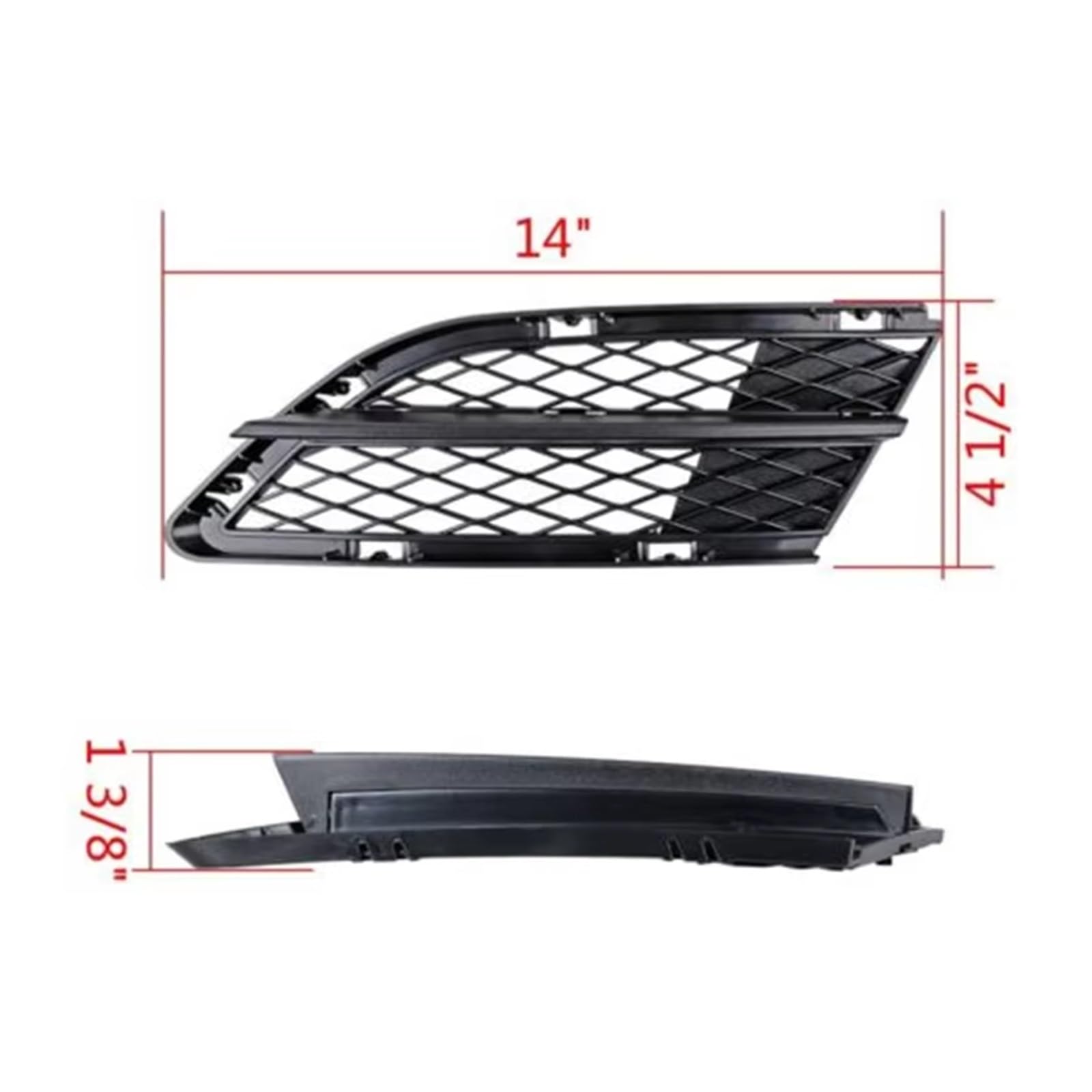 Grille Feu Antibrouillard Inférieure Pare-chocs Avant Voiture 51117198901 Pour BMW Pour 335i Pour 328i Pour E90 Pour E91 2008 2009 2010 2011 2012 Calandre Pare chocs Avant