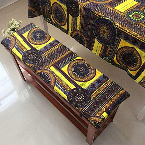 ZHI-HAN Rectangle Bench Cushion,Bench Seat Soft Thick Chaise Cushion Foam Seat Cushion Garden Swing Mat Suitable For Indoor Outdoor-87 * 28cm(2cm)-C