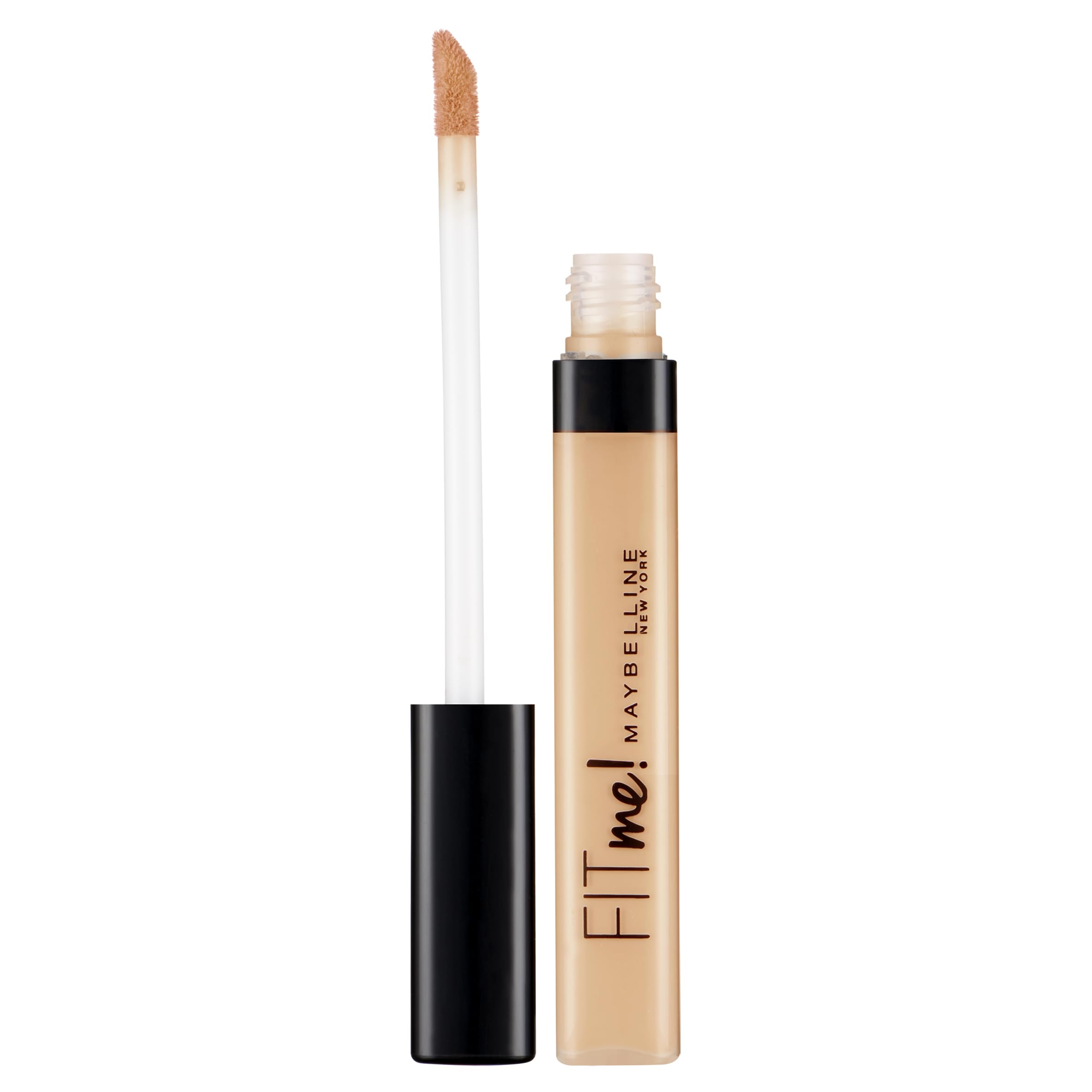Maybelline Concealer, Fit Me! Full Coverage Concealer for Face, Oil Free, Delivers Even Complexion, Non-Comedogenic, Matte & Poreless Ultra Blendable, Maybelline New York, Shade: 10 Light