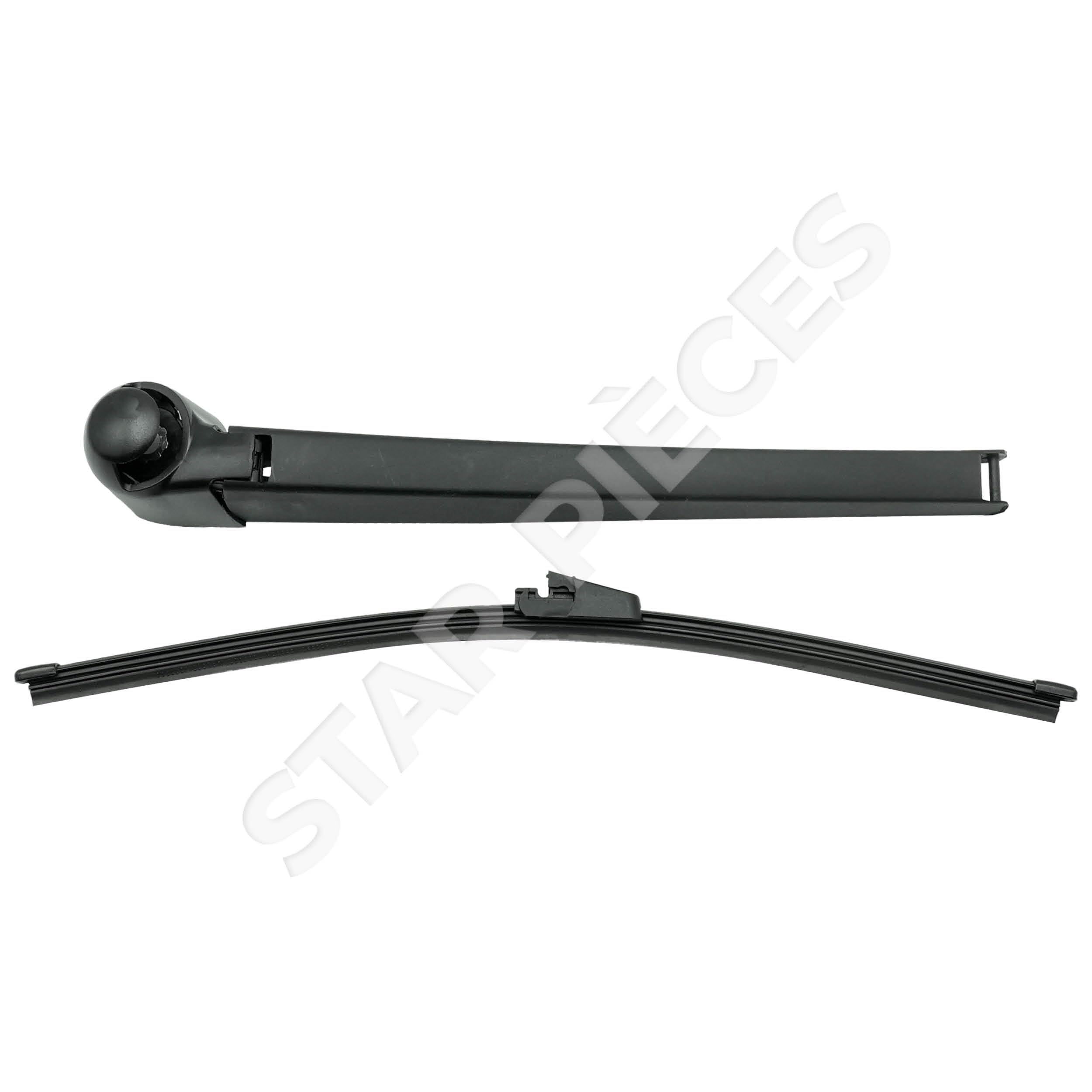 Braccio tergicristallo posteriore compatibile per Fabia 2 Combi (545) (2006-2014), Tiguan 1 (2007-2016) e Touran 1 (2003-2010) con spazzola tergicristallo (lunotto posteriore) 1T0955707C