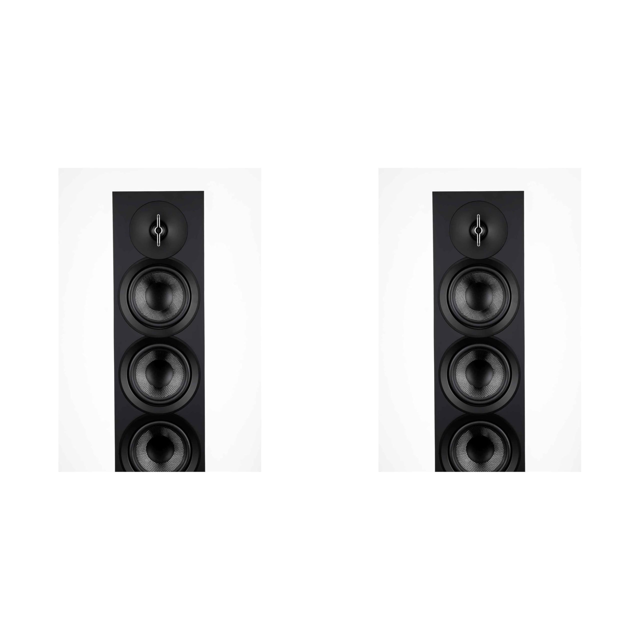 ELAC - Two DF53-BK - Debut 2.0 5.25" Floor Speaker - Black