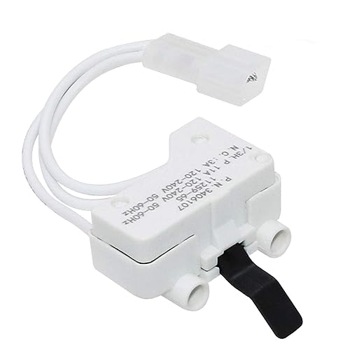 Miniatura 1 de Beaquicy WP3406107 3406107 - Interruptor para puerta de secadora de Beaquicy – Reemplazo para Whirlpool, Ken-More, Roper, Amana, Crosley Dryer –
