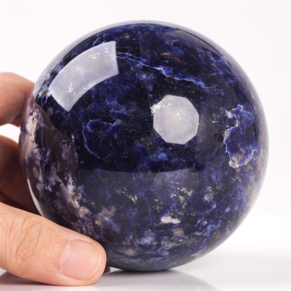 AUOQKQUT Soda Stone Ball Quartz Crystal and Home Decoration Ornaments (Size : 1400-1500g)
