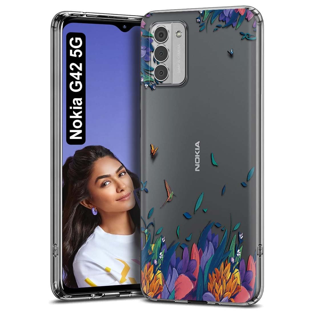 Fashionury Soft Silicon Printed Designer Mobile Back Cover for Nokia G42 5G -D0373 (B0CJRZRJ5X) Amazon Price History, Amazon Price Tracker