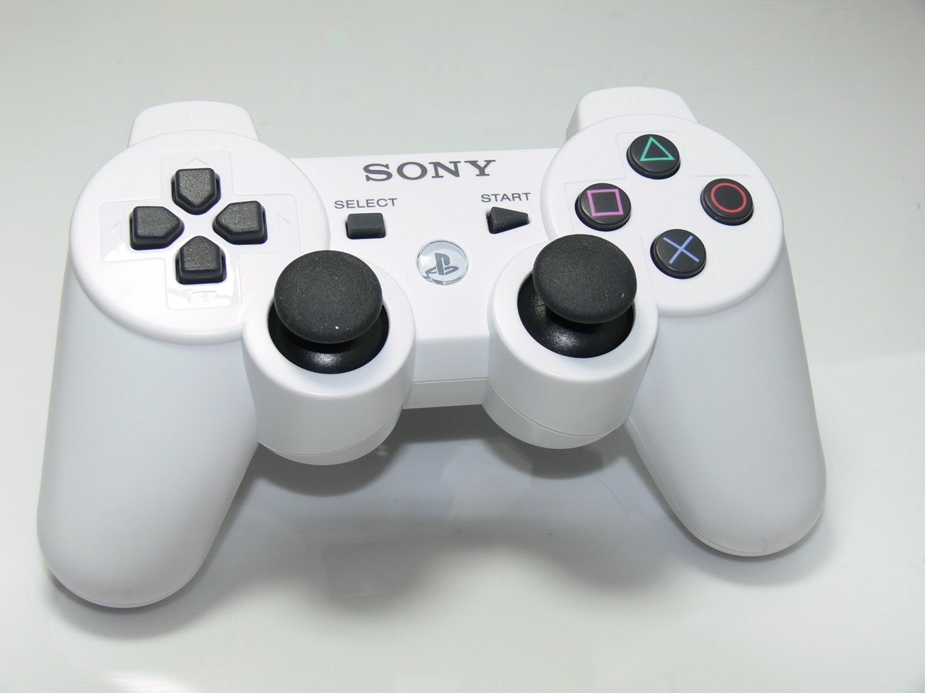 Genuine Sony Playstation 3 PS3 Six-Axis Wireless Controller - WHITE - Official DualShock 3