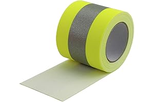 2" x 10' Firefighter Yellow FR Reflective Fluorescent Sew-On Fire Retardant Fabric Tape