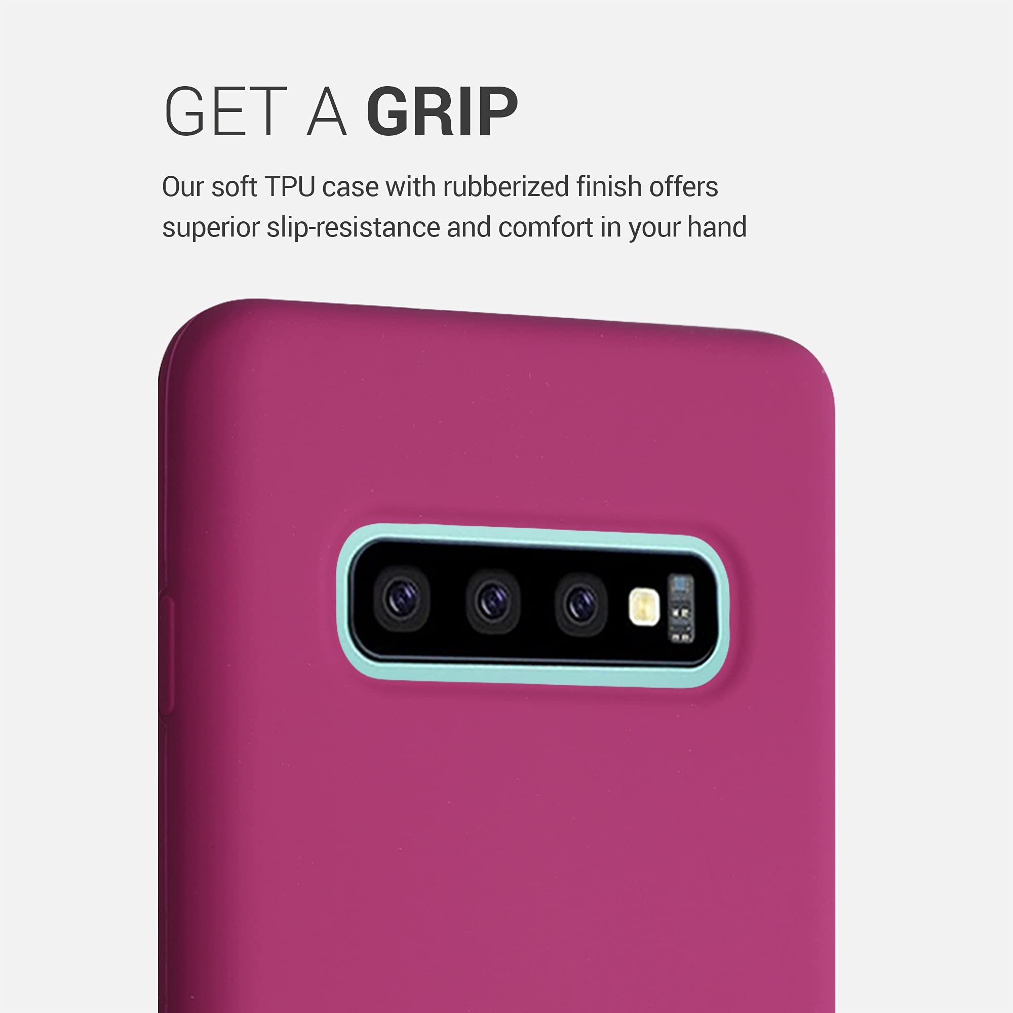 kwmobile Housse Compatible avec Samsung Galaxy S21 Coque - Housse de téléphone Protection Souple en TPU Silicone - Rose Framboise - 3