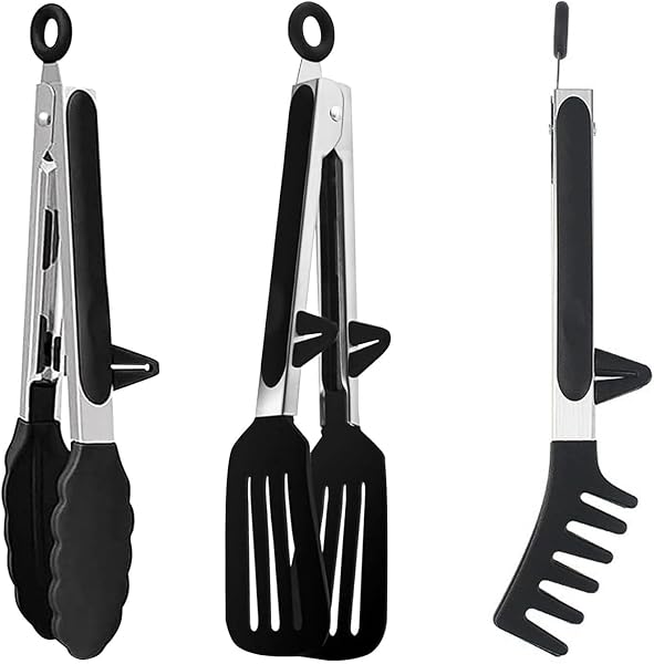 Neuytiky pinzas de cocina con soporte, 27 cm