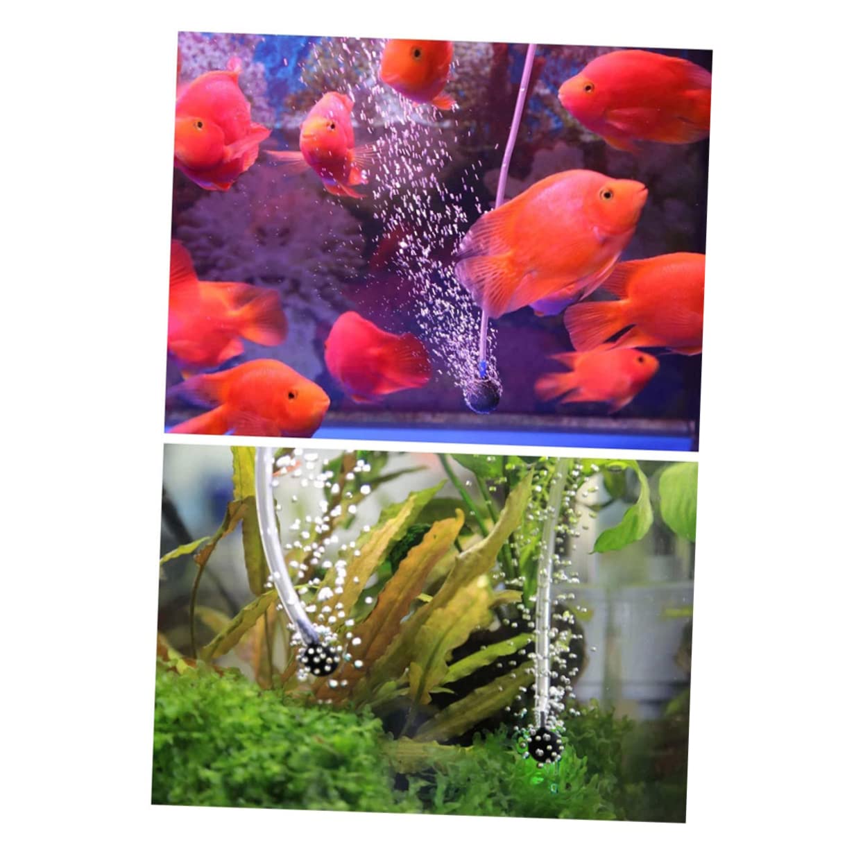 Solarbetriebene Aquarium Luftpumpe mit 3 Modi, 3600mAh, Schwarz