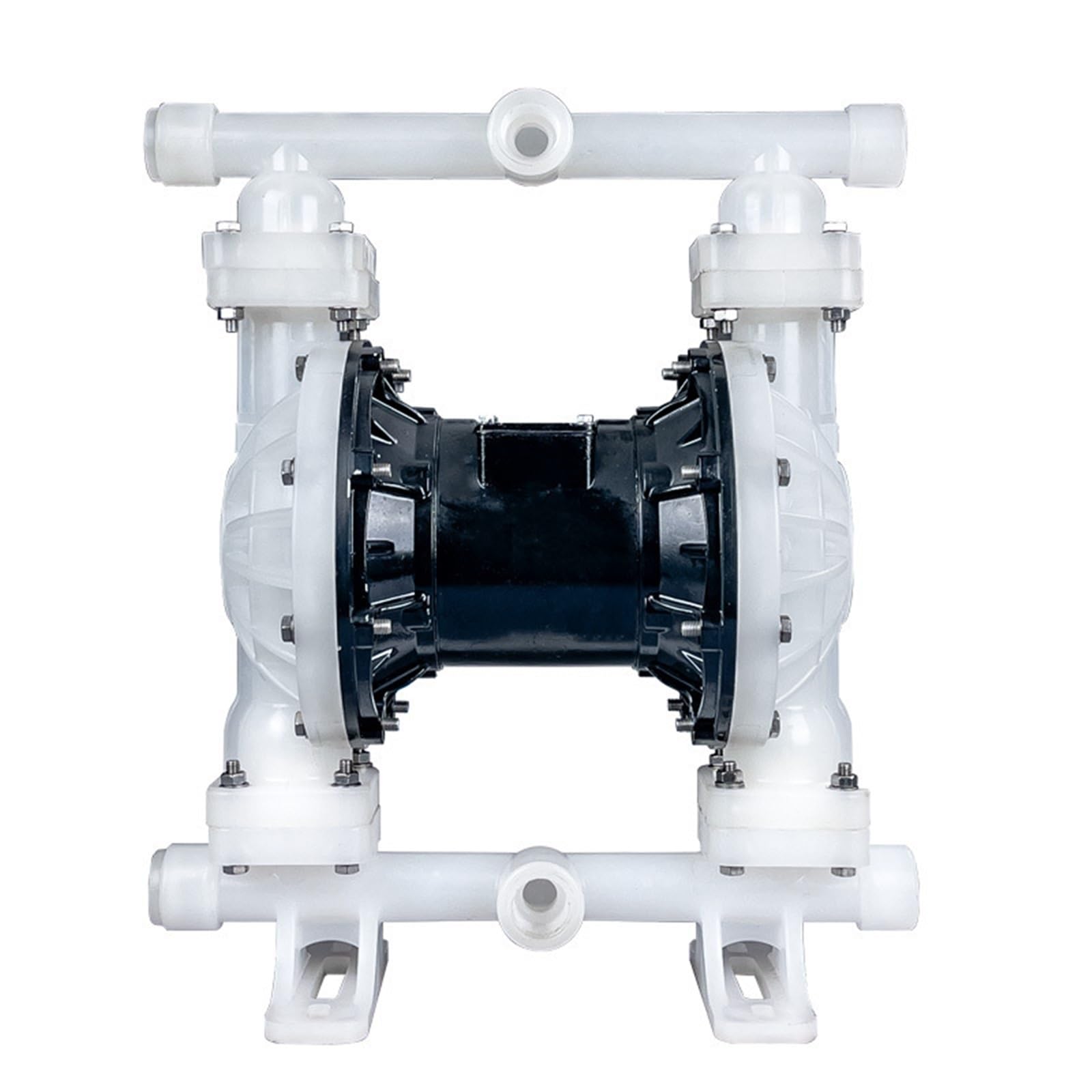 Zxzzas One Color Diaphragm Pump, Qby-15Pneumatic Diaphragm Pump Pp Engineering Plastic Pneumatic Diaphragm Pump High Flow, Strong Corrosion Resistance