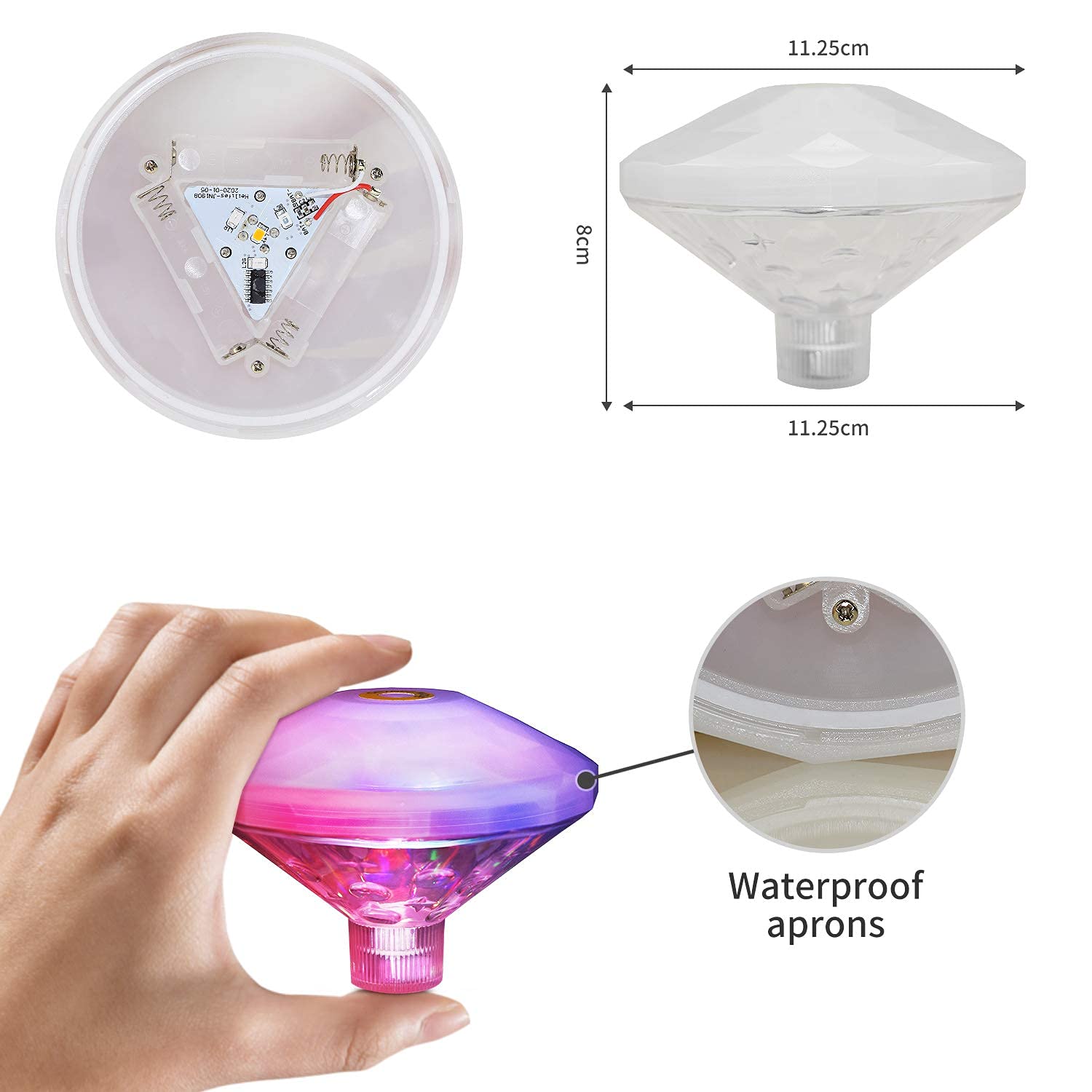Axia Mini Luci LED Impermeabili Per Pesca Notturna – 2 Pezzi - Foto 4